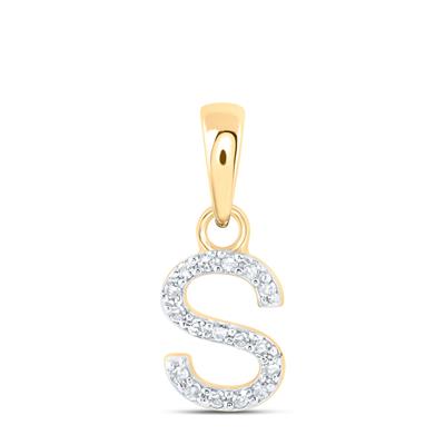 1/20 CTW Natural Diamond Initial "S" Pendant