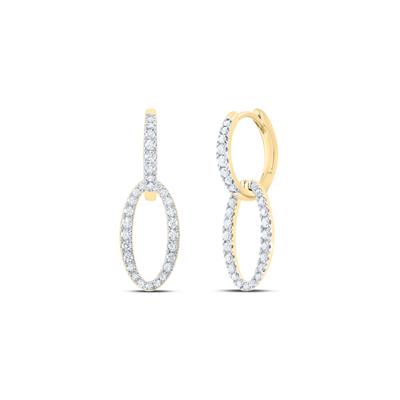 1/2 CTW Natural Diamond Dangle Earrings