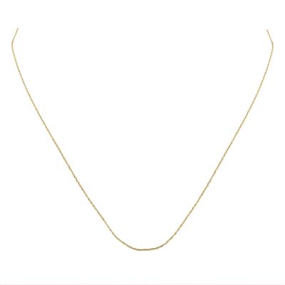 yellow gold rope chain