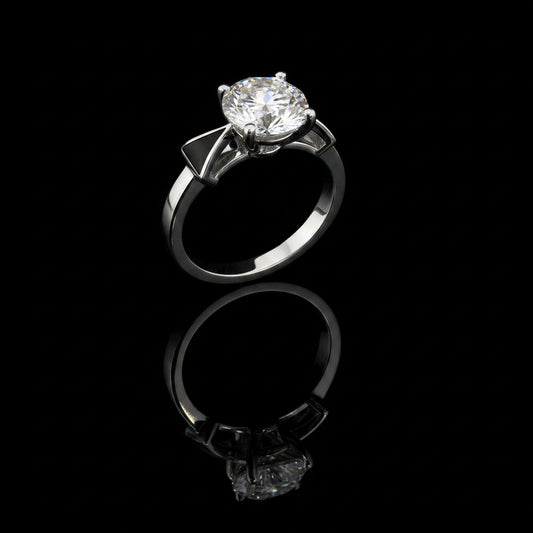 IGI certified lab grown diamond ring 