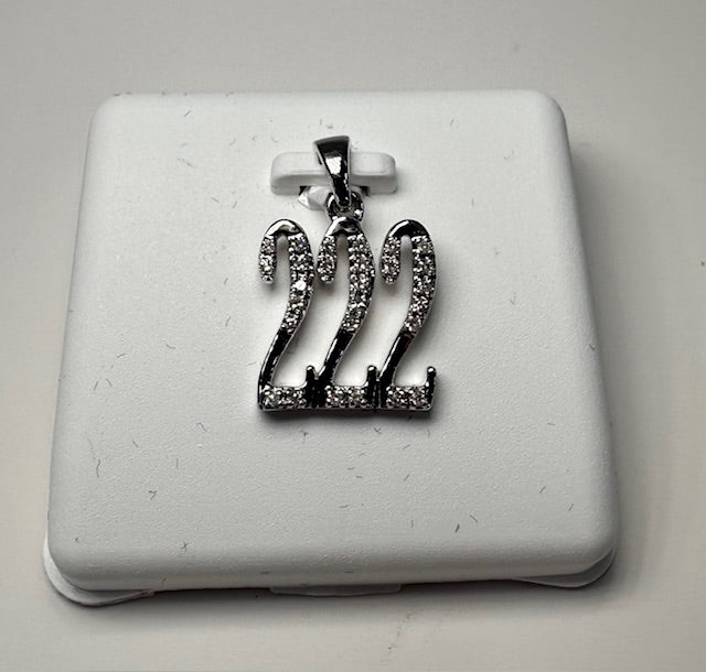 Angel number pendant number 2