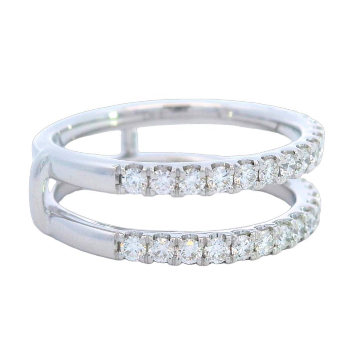 14K White Gold Ring Enhancer 1/2 CTW