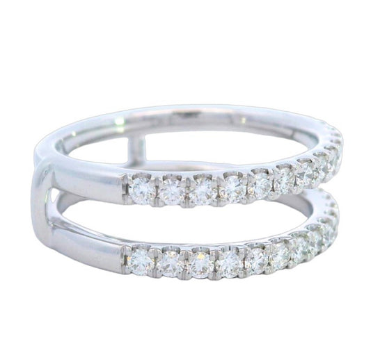 14K White Gold Ring Enhancer 1/2 CTW
