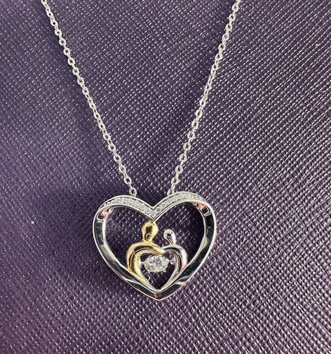 Mother & child necklace 