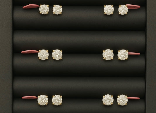 Diamond 3 ct Studs