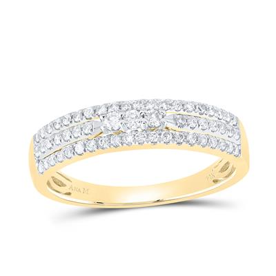 Diamond men's wedding band