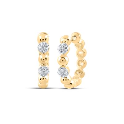 Gold Ball Hoops