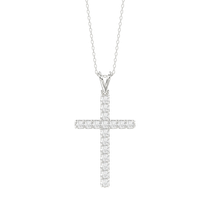 Diamond Cross 1 CTW with Necklace