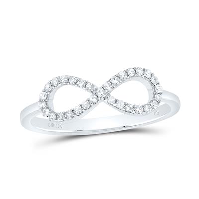 Infinity Ring white gold