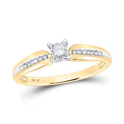 Princess Diamond Solitaire Promise Ring