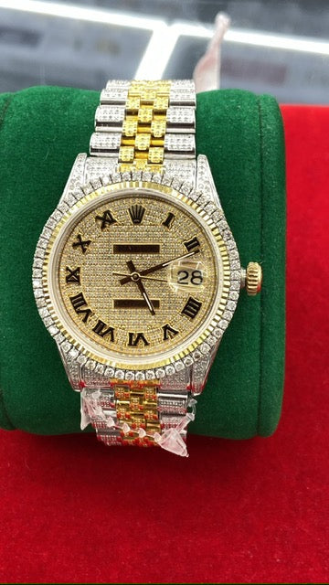Rolex Two Tone Natural Diamond