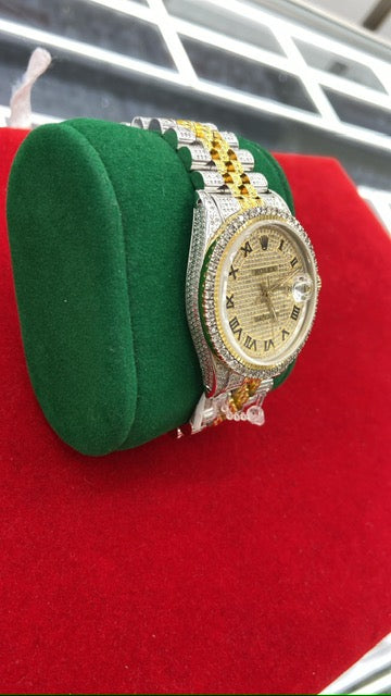 Rolex Two Tone Natural Diamond